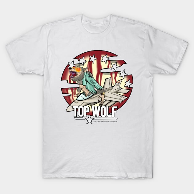 Top Wolf T-Shirt by Binge-Watchers Podcast